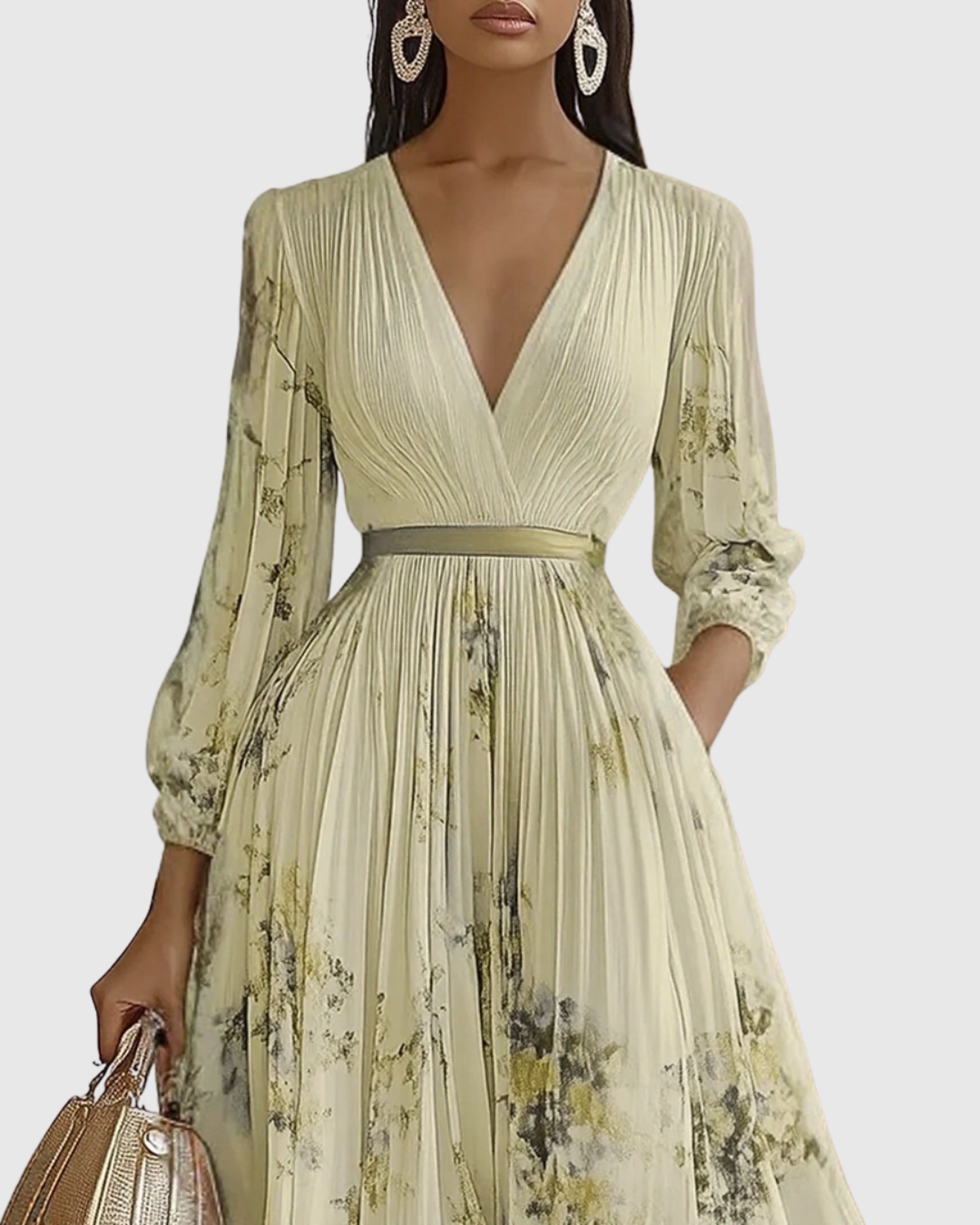 Ровела | Елегантна Макси Рокля с Вълни