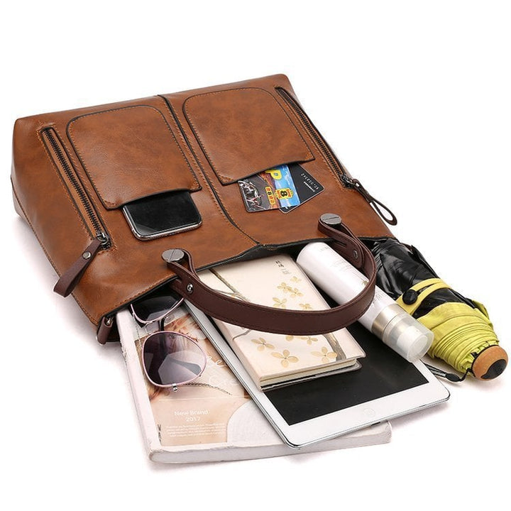 Rebecka™ | Винтидж кожена чанта