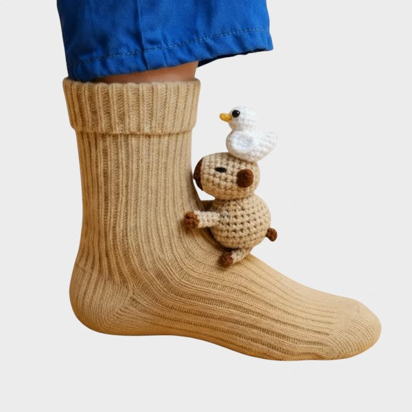 Lidiya™ - Чорапи с 3D животни