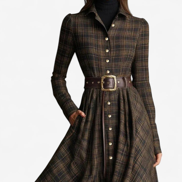 Моника | Макси рокля с винтидж вдъхновение