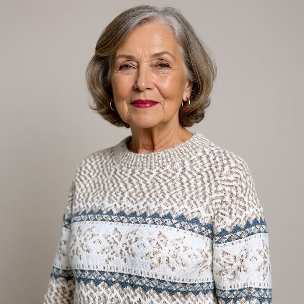 Мелани™ | Пончо в исландски стил