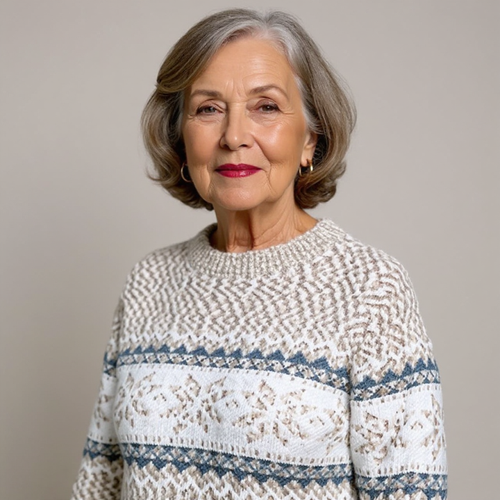 Мелани™ | Пончо в исландски стил