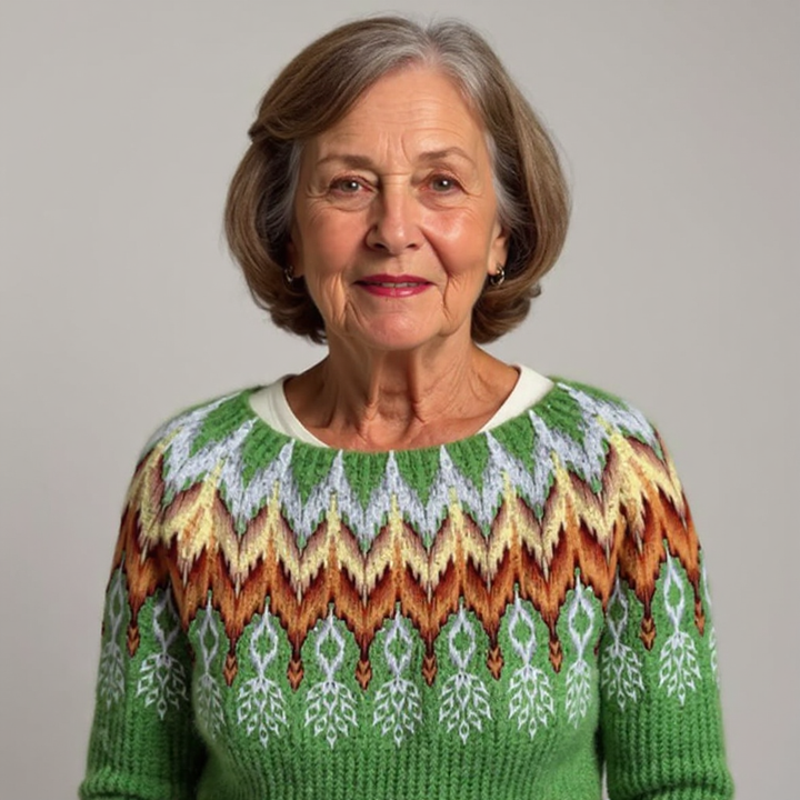 София™ | Пончо в исландски стил, извечен